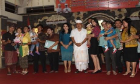 Juara Lomba pada malam Apresiasi dalam Rangka HUT RI ke 70 di Kecamatan Denpasar Timur