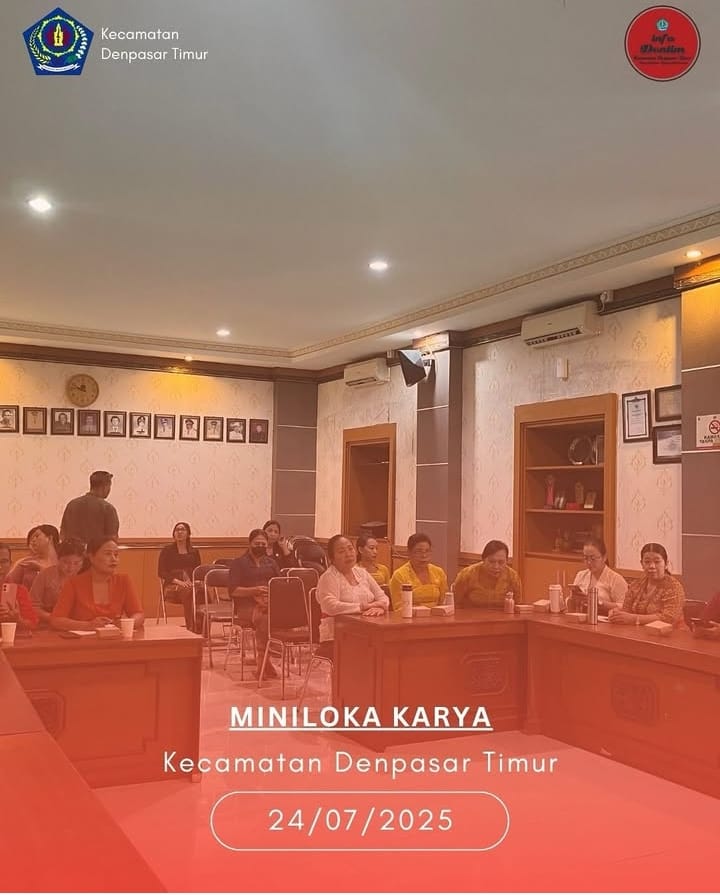 Miniloka Karya Kecamatan  terkait Aplikasi konvergensi Di kecamatan Kenpasar Timur